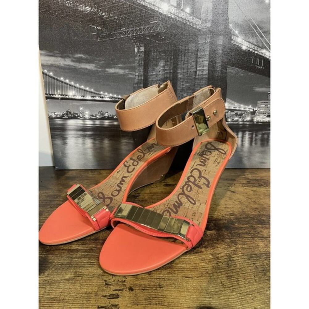 Sam Edelman Serena Wedge Sandal / Shoe Women's‎ Size 8